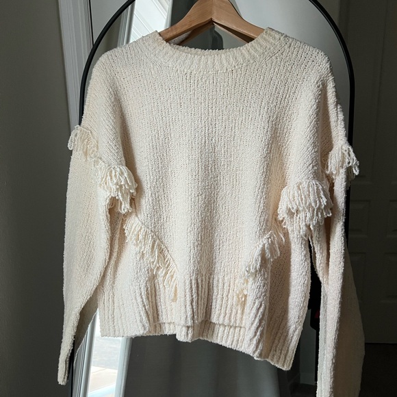Madewell Montfort Fringe Pullover Sweater - Picture 2 of 6